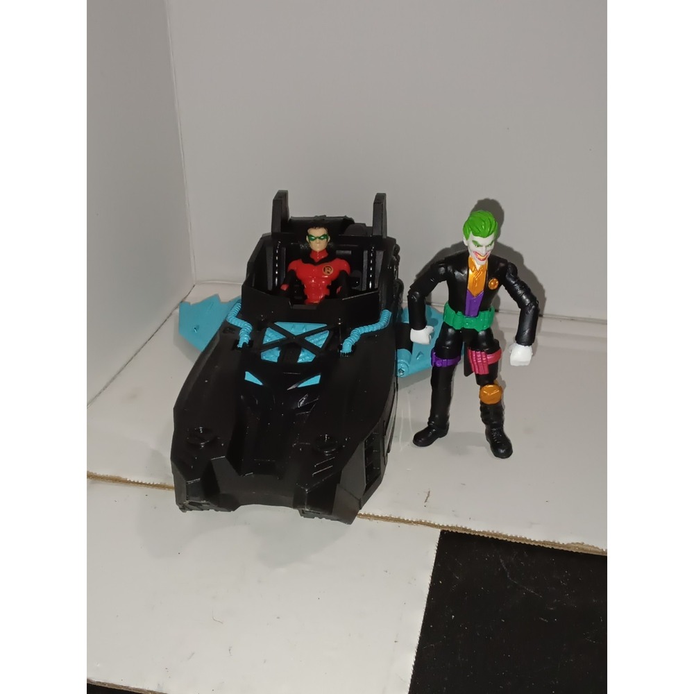 DC Batman THE JOKER  And Robin And Vehicles Master 3.75" Inch Warner Bros